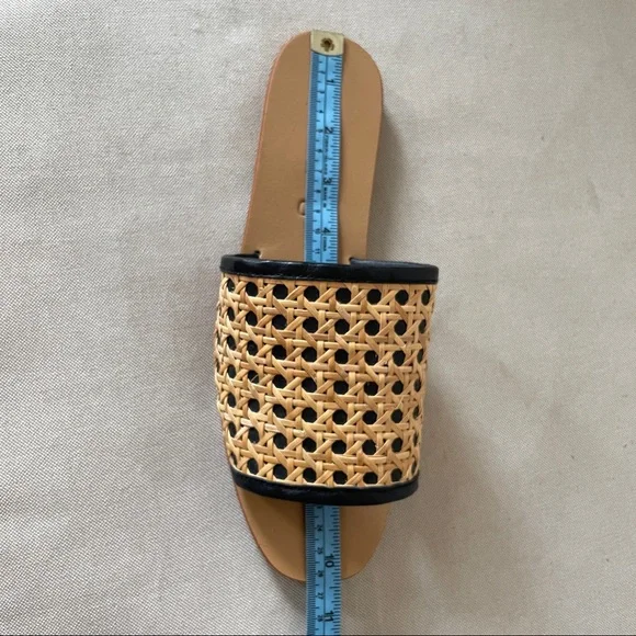 St Agni Hennie rattan slides sandals size EU 40 US 9 9.5 or 10 - Picture 5 of 9